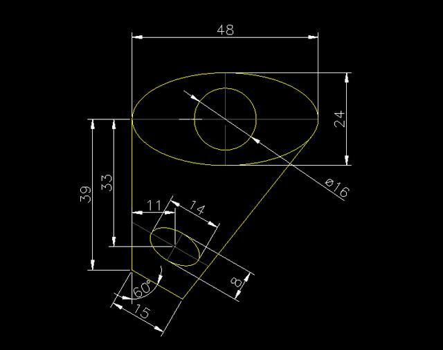 CAD尺寸标注教程之基线尺寸标注与连续尺寸标注的区别