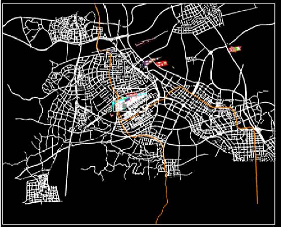 城市规划CAD平面图之240亩一期红线范围