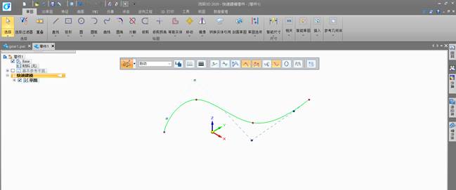 浩辰3D软件教程：三维设计中如何绘制曲线？