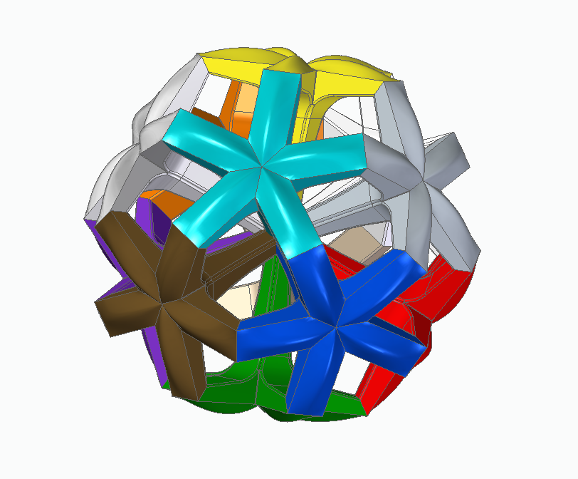3D建模实例：异形球构造设计