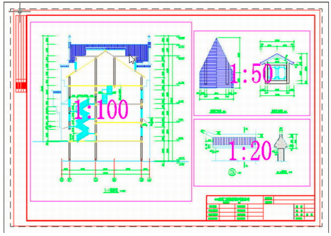 CAD布局空间排图后打印出图步骤