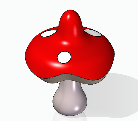 3D蘑菇建模步骤