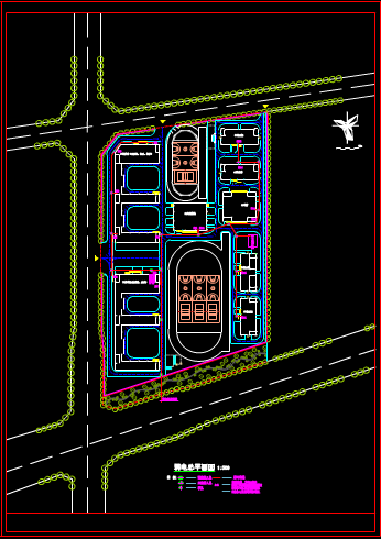外网电气图的CAD建筑图纸下载资源