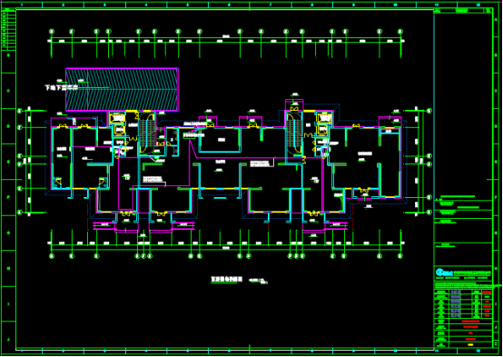 建筑首层弱电平面CAD图纸