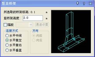 CAD绘制竖直桥架的操作技巧