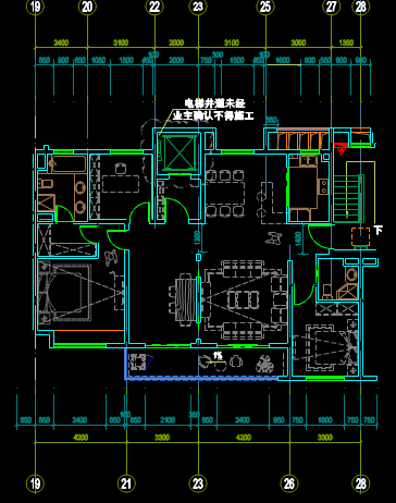 标准化户型结构设计CAD图纸