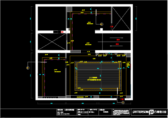 公司室内装饰施工设计CAD图纸