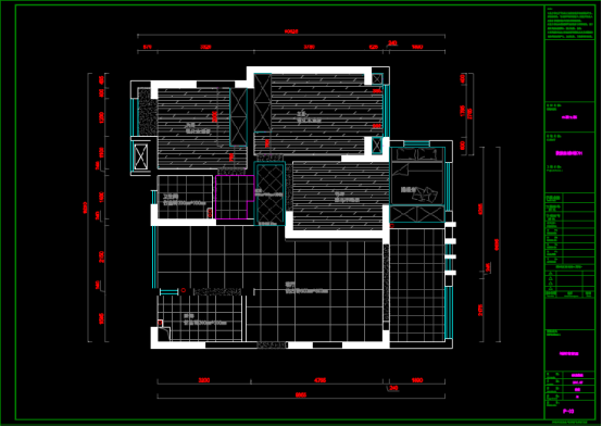 小区室内设计方案CAD图纸