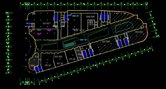 商场建筑设计平面CAD图纸