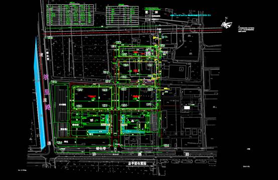 某城市规划总平面布置CAD图纸