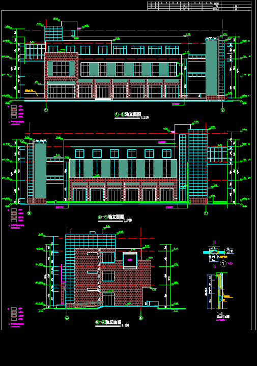 某商场一层、二层商业建筑CAD平面图