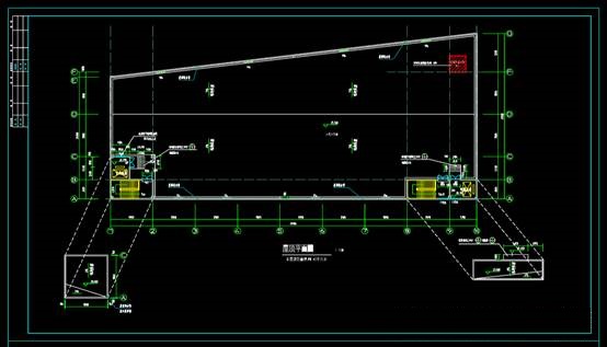 工业建筑厂房设计CAD结构图