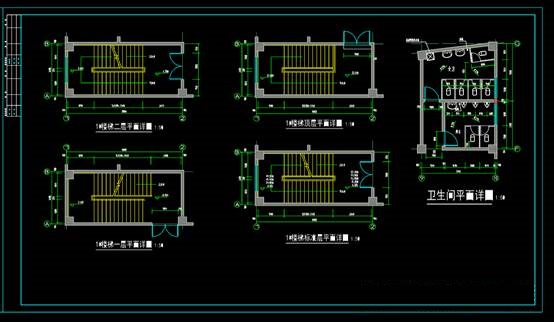 工业建筑厂房设计CAD结构图