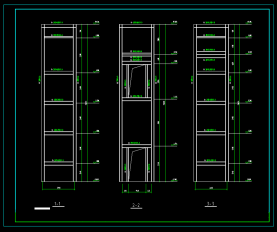 电梯井架基坑CAD图纸查看