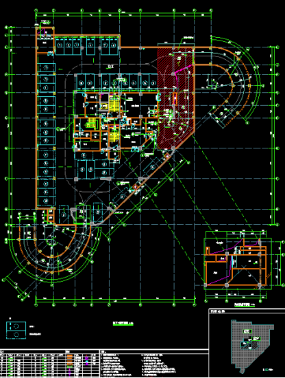 综合楼建筑设计平面CAD图纸