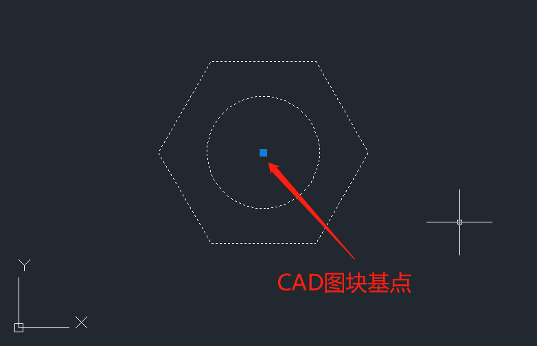 CAD图块插入基点修改步骤
