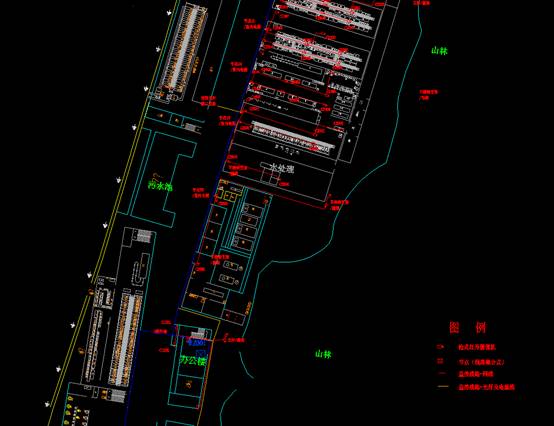 工厂监控布置规划CAD图纸