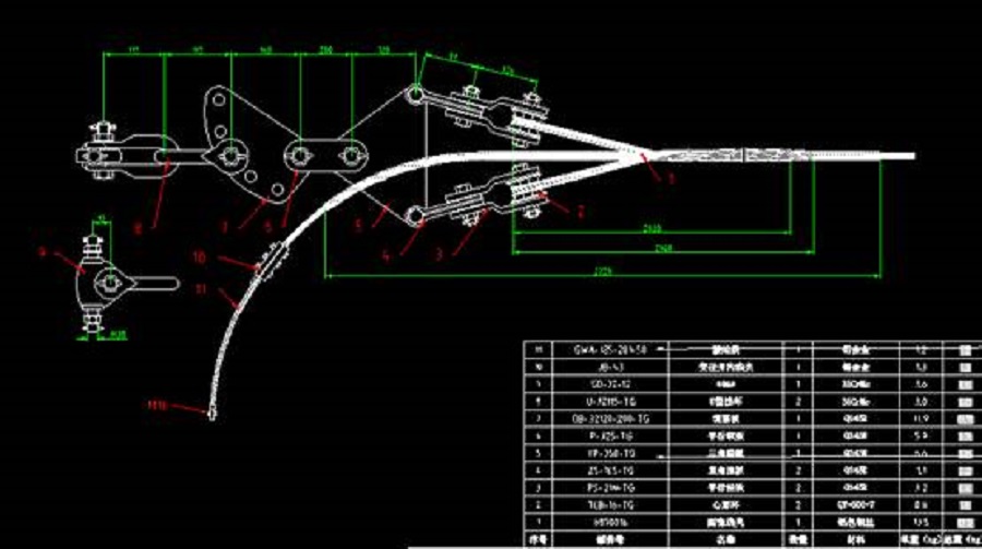 高压输电线路器材CAD设计图纸