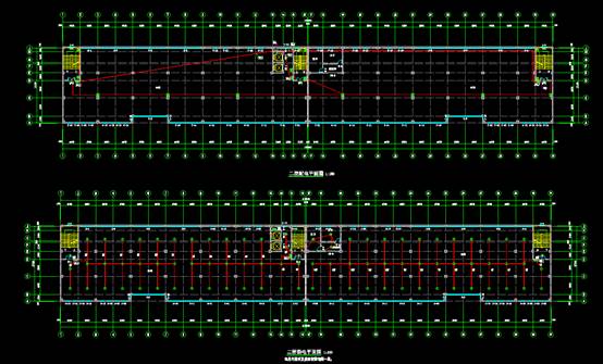 软件产业园二层强电平面CAD图