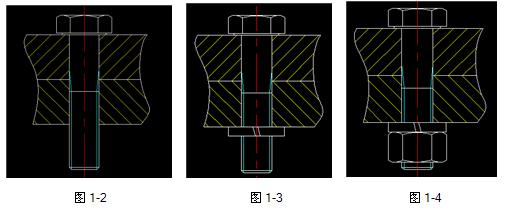 CAD中如何绘制螺钉紧固件