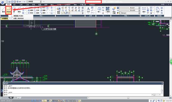 CAD多段线画曲线教程之浩辰CAD中怎么用多段线画出曲线