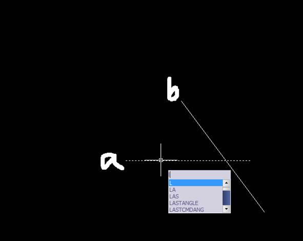 CAD画直线教程之怎样在两条直线之间画一条长度为确定值的直线