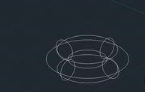 CAD画三维立体圆环