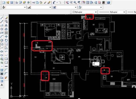 CAD绘图方法：如何画强电插座线路图