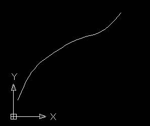 CAD坐标点绘制曲线的方法