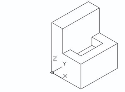 CAD绘制长方体的操作