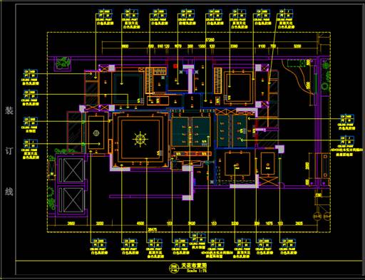 某建筑扩建项目CAD建筑设计装修图