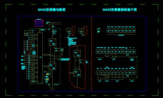 CAD电子产品图纸之M440变频器电路图