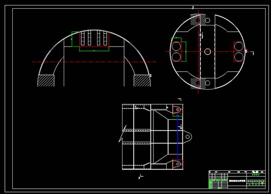 刚性密封长浮筒CAD室内设计图纸