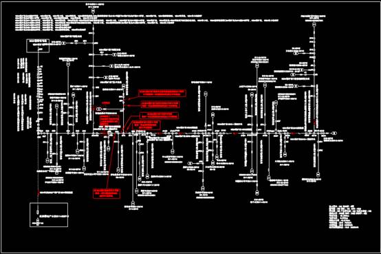10kv煤矿线-单线CAD电气工程制图