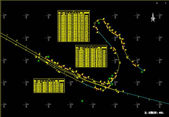 乌江互通立交线CAD电气工程制图数据图