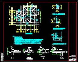 杜杨古月名居别墅的CAD结构设计图