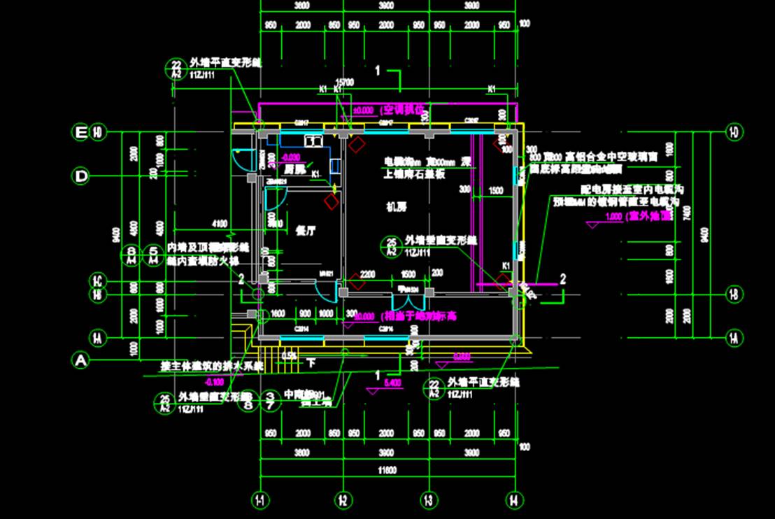 天气雷达站CAD建筑设计图