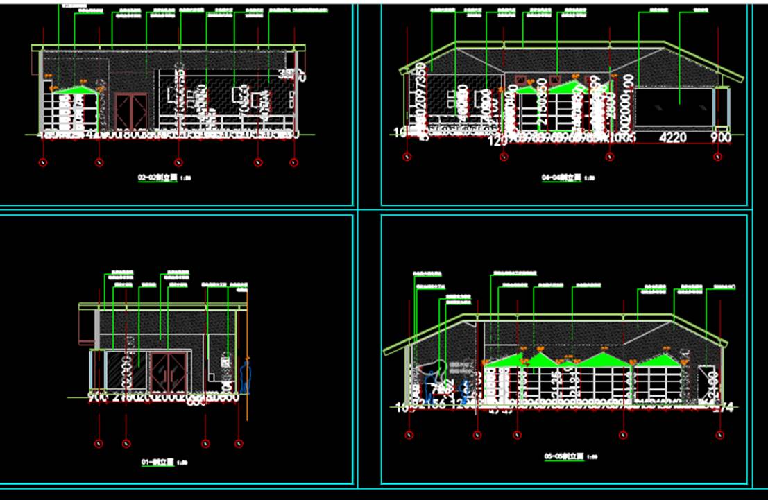 某餐饮建筑CAD建筑设计图