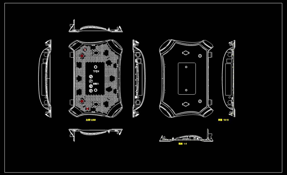 CAD电子产品图纸-路由器设计图