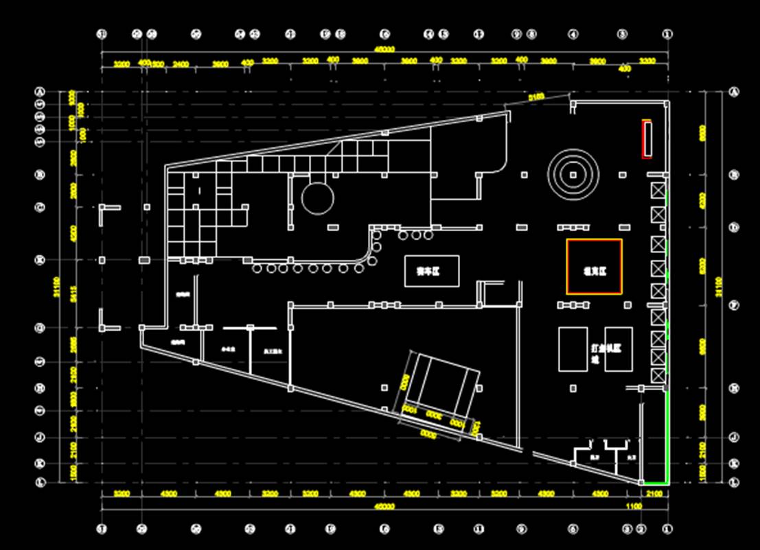 建筑设计CAD设计图纸施工-娱乐餐饮建筑