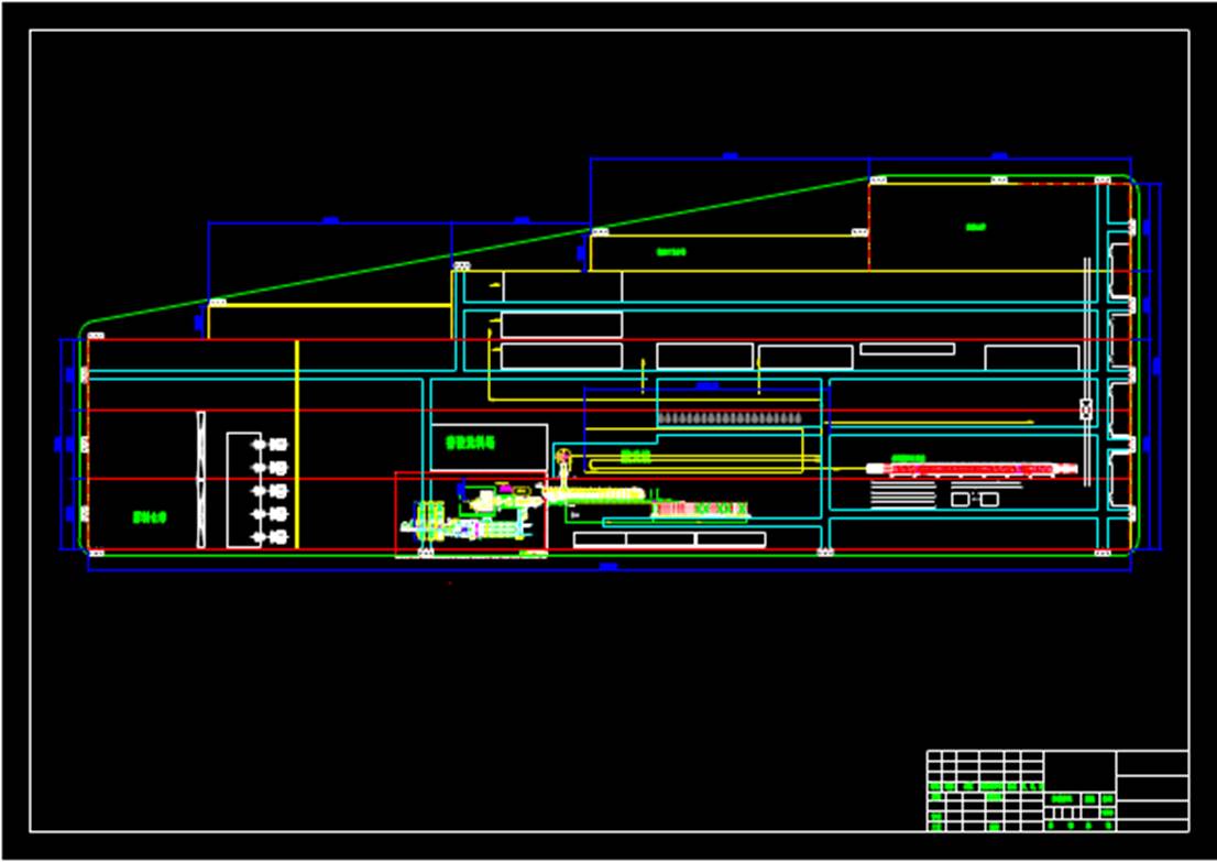 某工厂的CAD建筑结构图纸