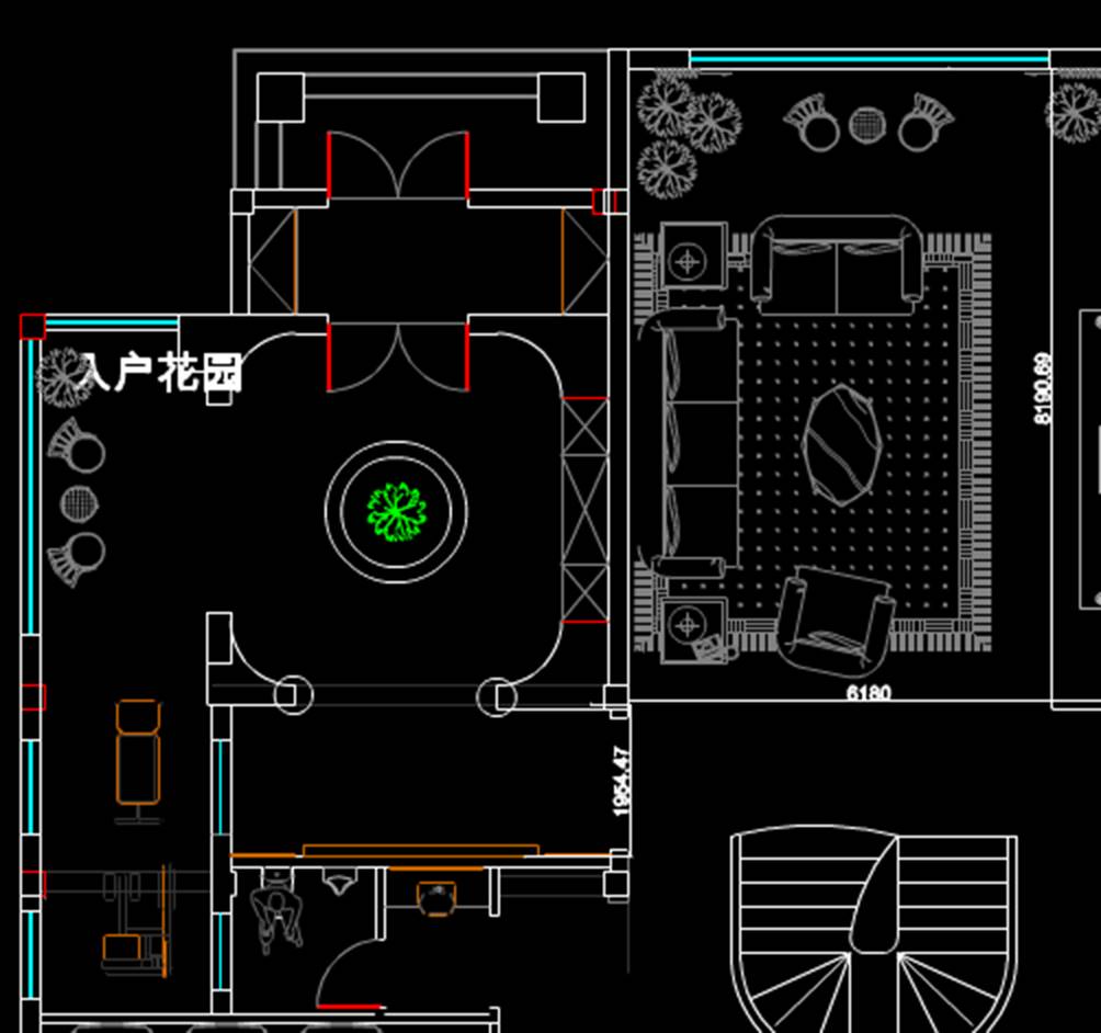 高档住宅CAD室内设计图