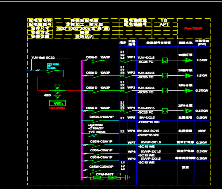 CAD建筑电气-武警监狱电气图