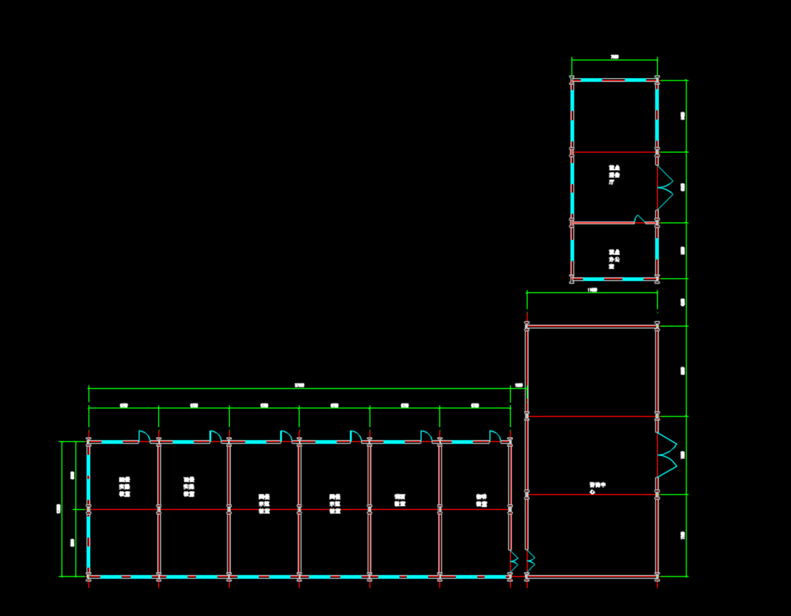 建筑工程图-CAD绘图平面草图.