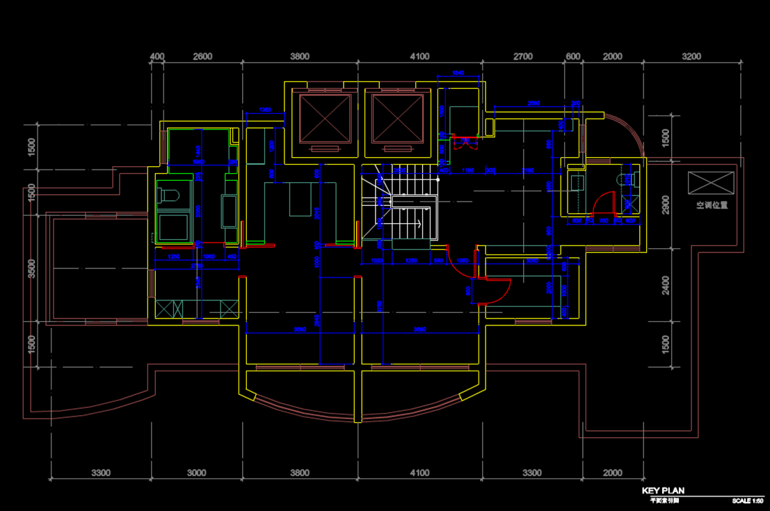 CAD室内建筑平面图