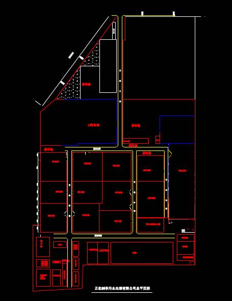 CAD建筑网络设计图之正忠平面示意图