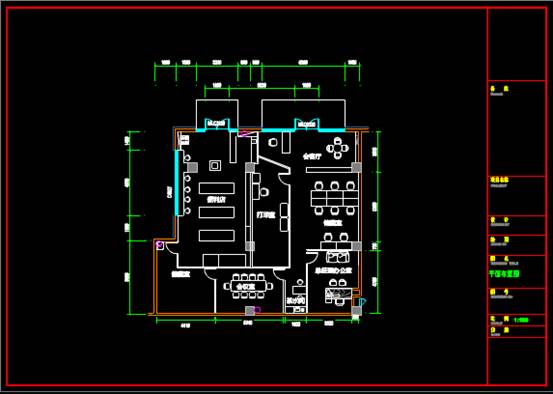 CAD设计施工图之办公楼设计