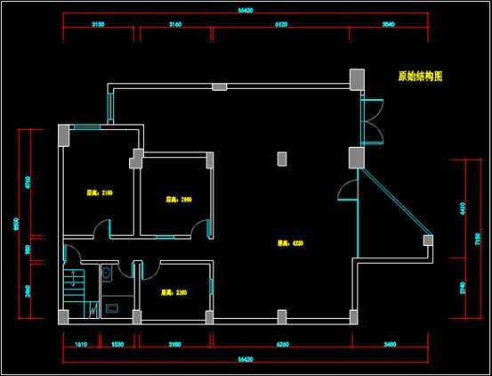 建筑设计CAD图之办事处设计