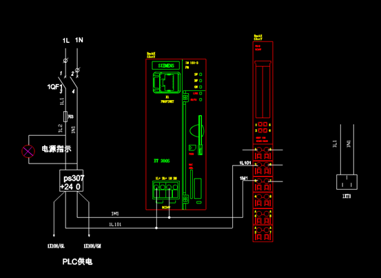 CAD电工制图-柜子电气图纸