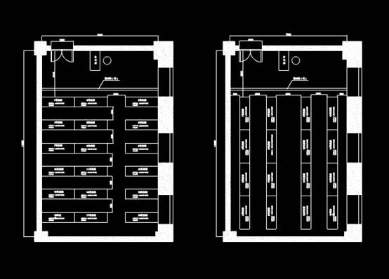 室内设计CAD绘制警用仓库